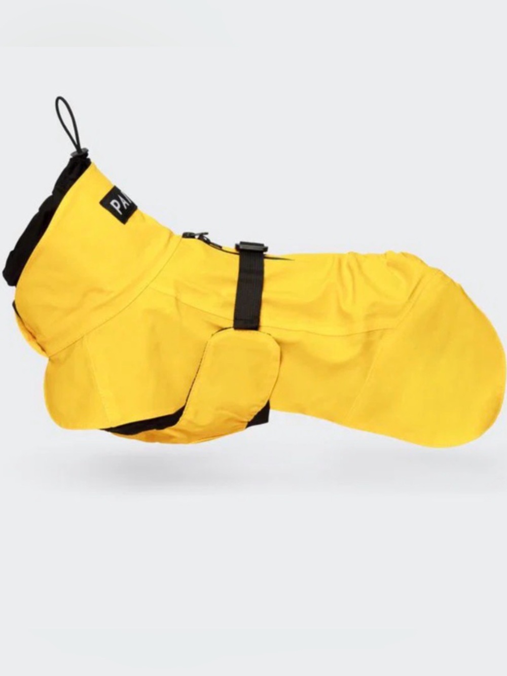 PAIKKA Visibility Yellow Waterproof Dog Raincoat – 45 cm (18”) – Reflective